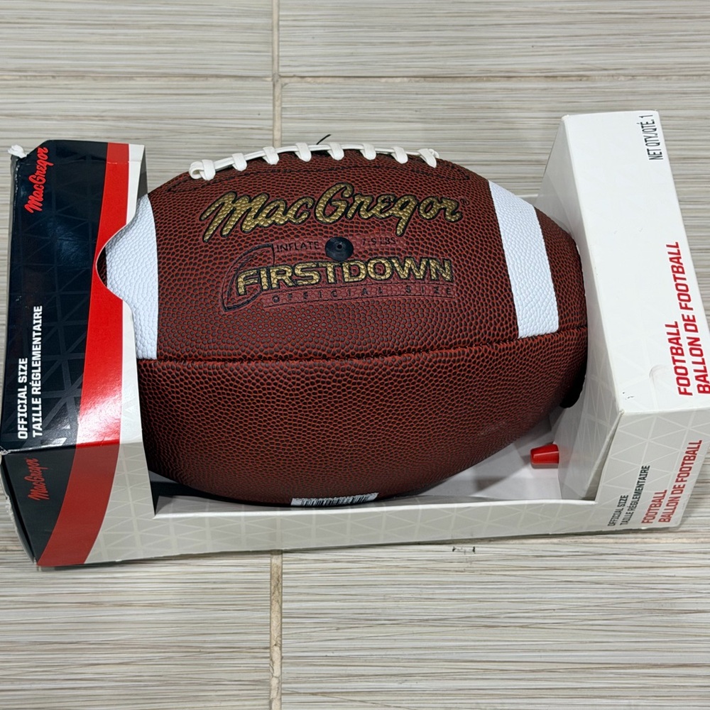Mac Gregor NFL FOOTBALL - Tackified Composite Black Laces Official Size